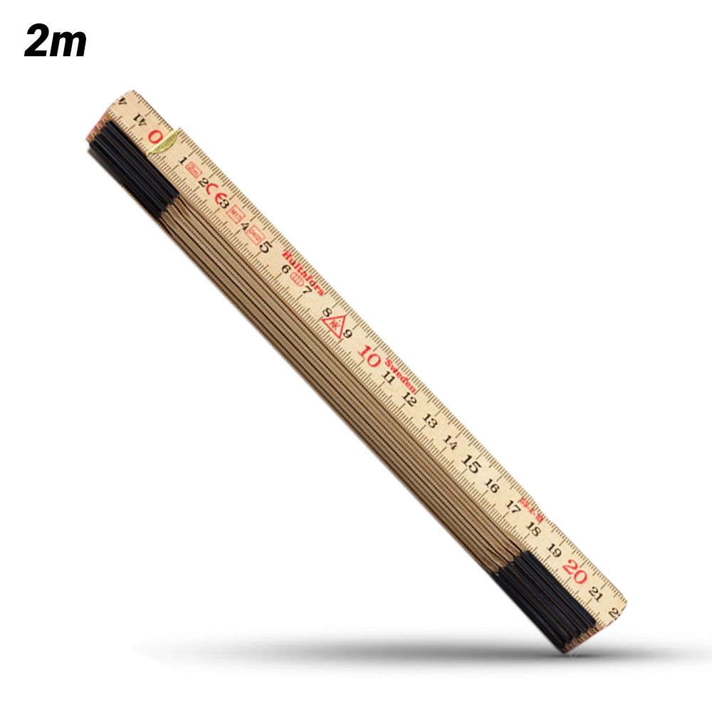 Hultafors 100004 2m Wooden Folding Rule
