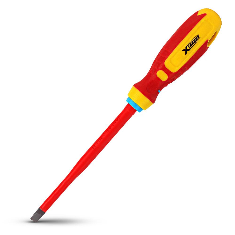 Xtorque XSS8150 8.0 x 150mm Slotted Slimline VDE Screwdriver