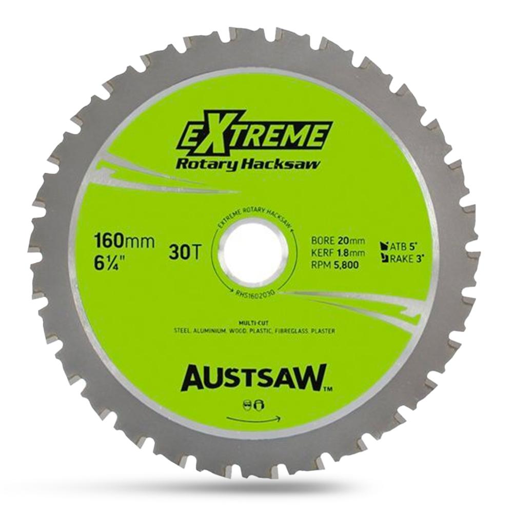 Austsaw RHS185201636 185mm x 20mm / 16mm x 36T Rotary Hacksaw Blade