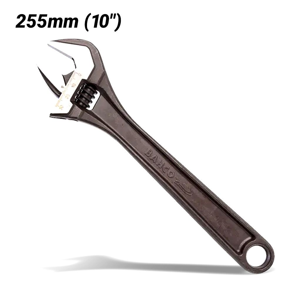 Bahco 8072 255mm Central Nut Adjustable Wrench with Phosphate Finish