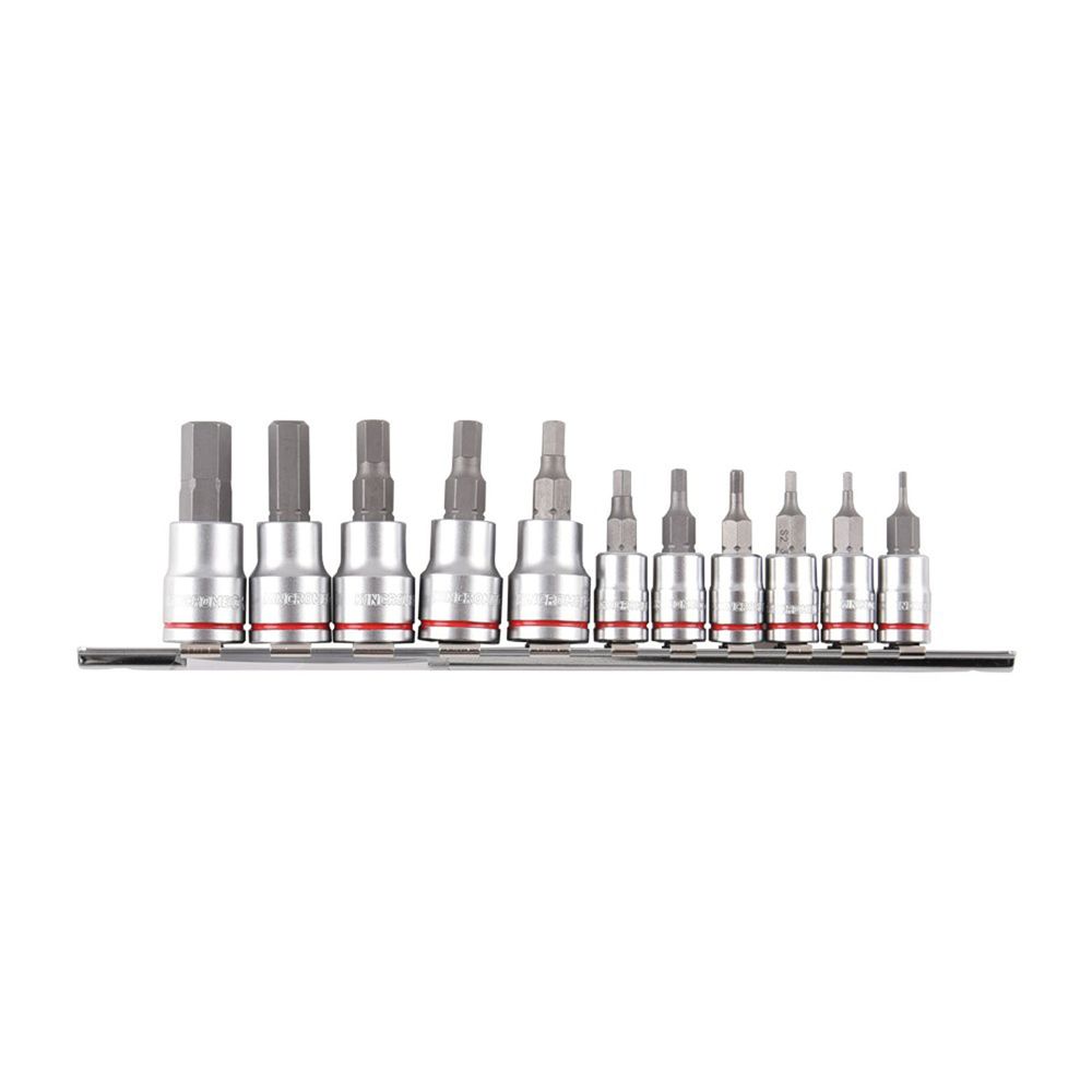 Kincrome K5024 11pce 1/4" & 3/8" Drive Hex Socket Set Short Series - Imperial