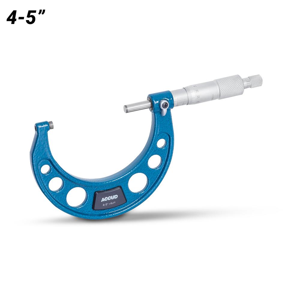 Accud AC-324-005-01 4-5" Imperial Outside Micrometer