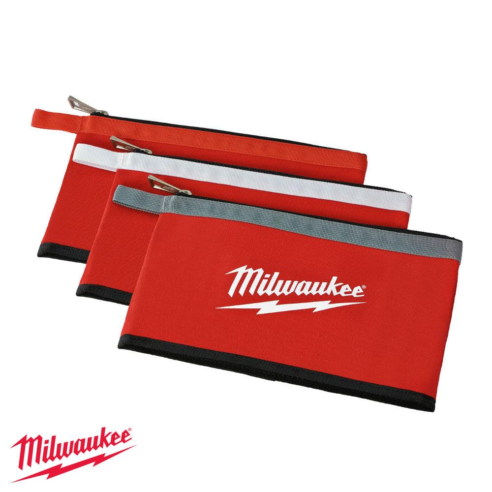 Milwaukee 48228193 3-Pack Zipper Pouch