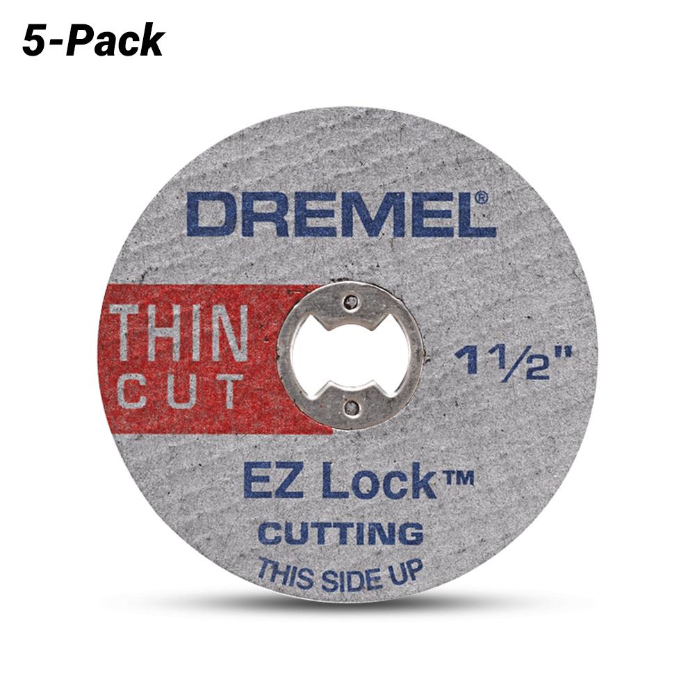 Dremel EZ409 (2.615.E40.9AC) 5-Pack 38mm (1.5") EZ Lock Thin Cut Off Wheel