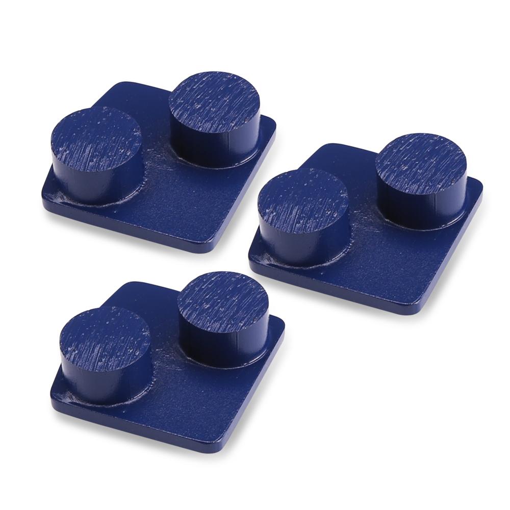 Xtorque XGPS25 25# Grit - Soft Bond Diamond Shoe Plate Pad For Medium - Hard Concrete - Suits Redi Lock Style Husqvarna & Bayer - 3 Pack Kit