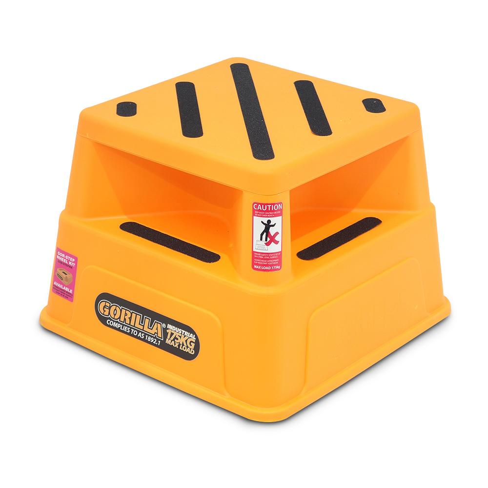 Gorilla GOR-STEP 175kg Moulded Industrial Yellow Safety Step
