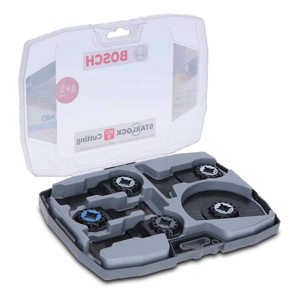 Bosch 2.608.664.131 5pce Starlock Multi Tool Blade Set to suit Wood & Metal