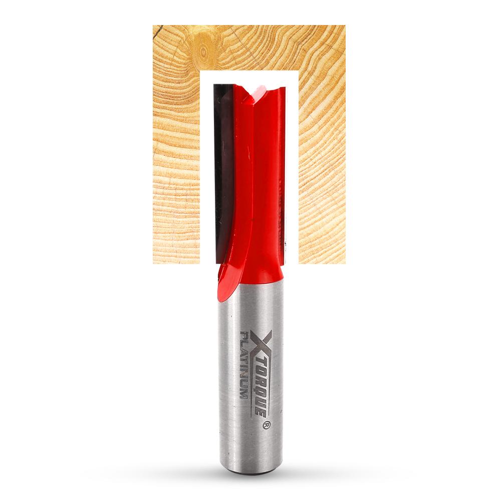 Xtorque XP1312 Platinum 13mm Straight Double Flute 1/2" Shank Router Bit