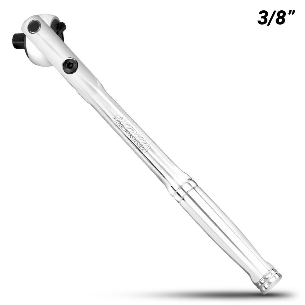 Daytona D38SHR 3/8" Drive 72T Swivel Head Reversible Ratchet 225mm Handle