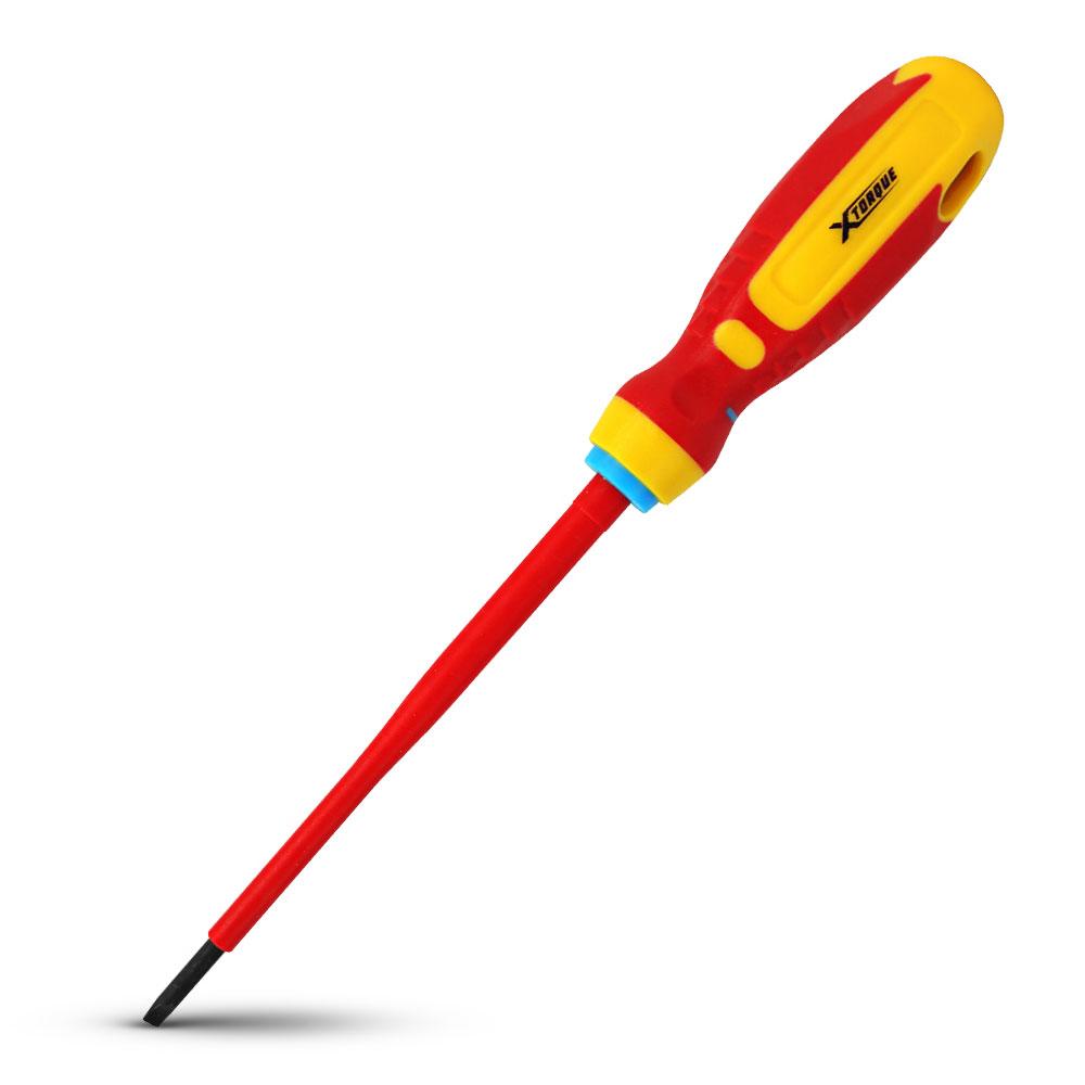 Xtorque XSR3100 3.0 x 100mm Slotted Slimline VDE Screwdriver