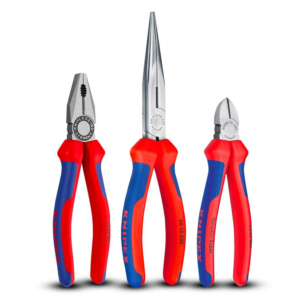 Knipex 002011 3pce Assembly Plier Set - MADE IN GERMANY