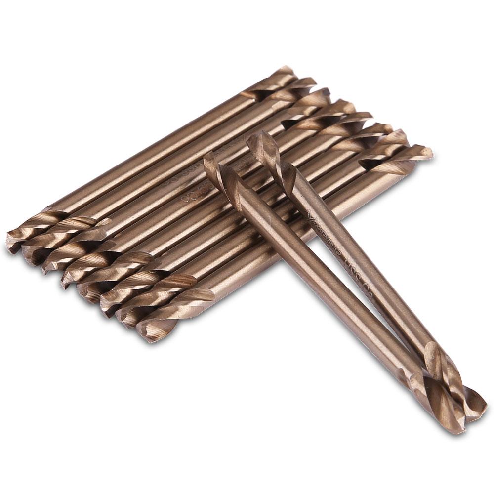 Xtorque XTO2010PK 10-Pack Heavy Duty HSS COBALT #20 Double Ended Rivet Drill Bit Pack