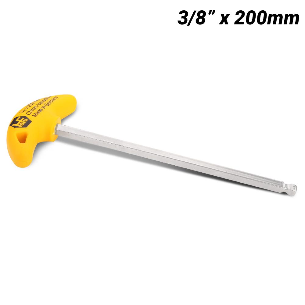 Hafu 420-380-52 3/8" T-Handle Imperial Ballpoint Hex Key Wrench - MADE IN GERMANY