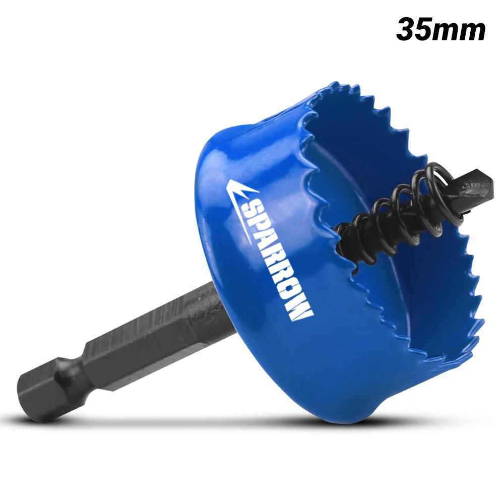 Sparrow SHIH35 35mm Bi-Metal HSS Impact Hole Saw