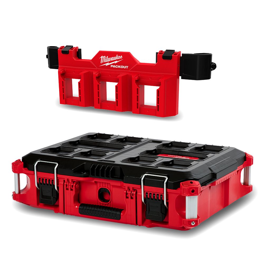Milwaukee 48228424M18 PACKOUT Tool Box and M18 Tool Box Battery Attachment