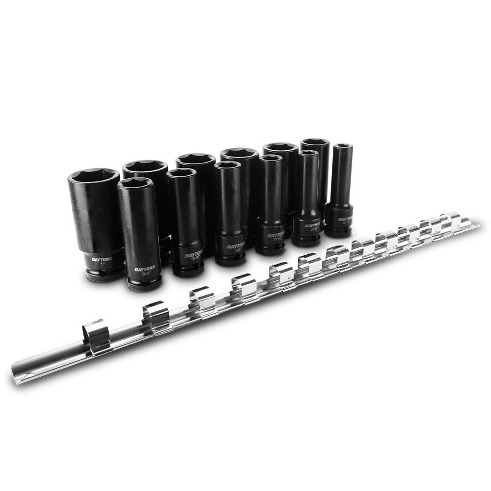 Daytona DDII1212 12pce 1/2" Drive 6 Point 5/16"-1" Imperial Deep Impact Socket Set