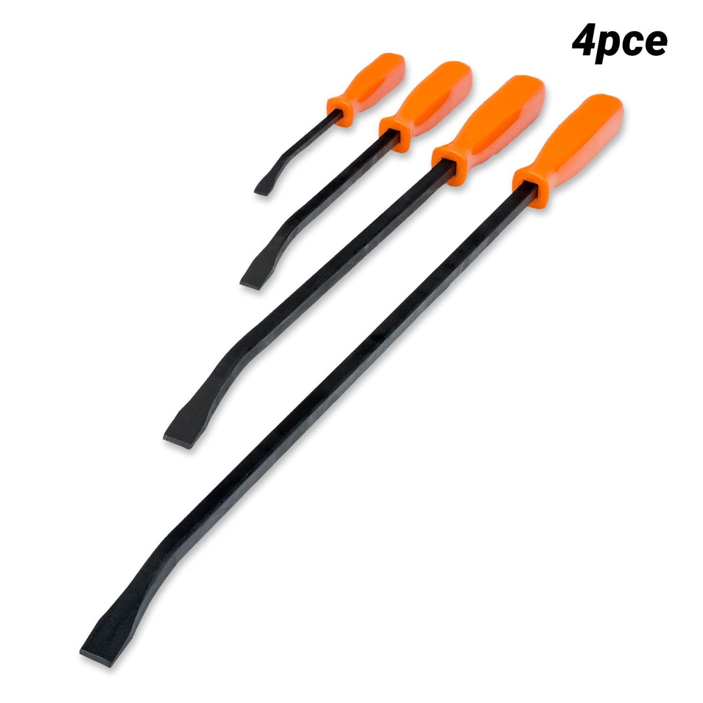 Bahco 2484/S4 4pce Flat Head Pry Bar Pry Bar Set with PVC Handle