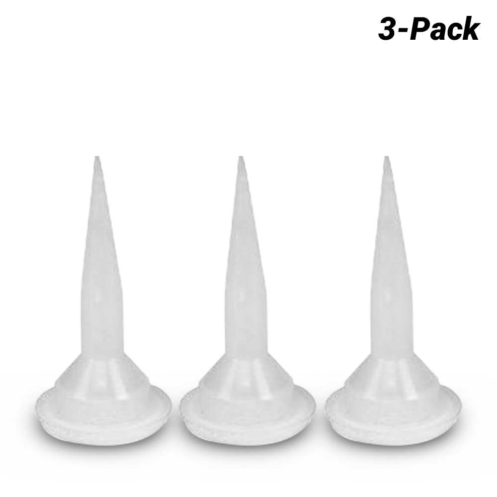 Sika 494957 3-Pack Sikaflex Plastic Tapered Sausage Nozzle