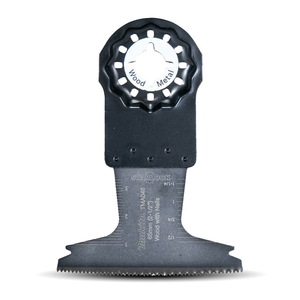 Makita B-64820 (TMA048) 65mm x 40mm x 20TPI STARLOCK Bi-Metal Bow Shape Plunge Cut Multi-Tool Saw Blade - Wood / Metal