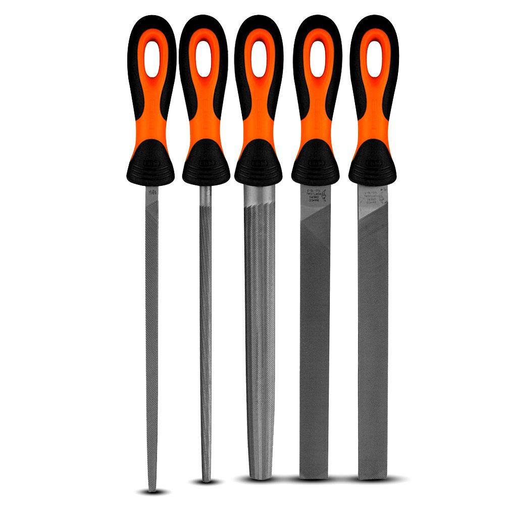 Bahco 1-478-10-1-2  1-478-10-1-2 5pce 254mm (10") Ergo Handled File Set