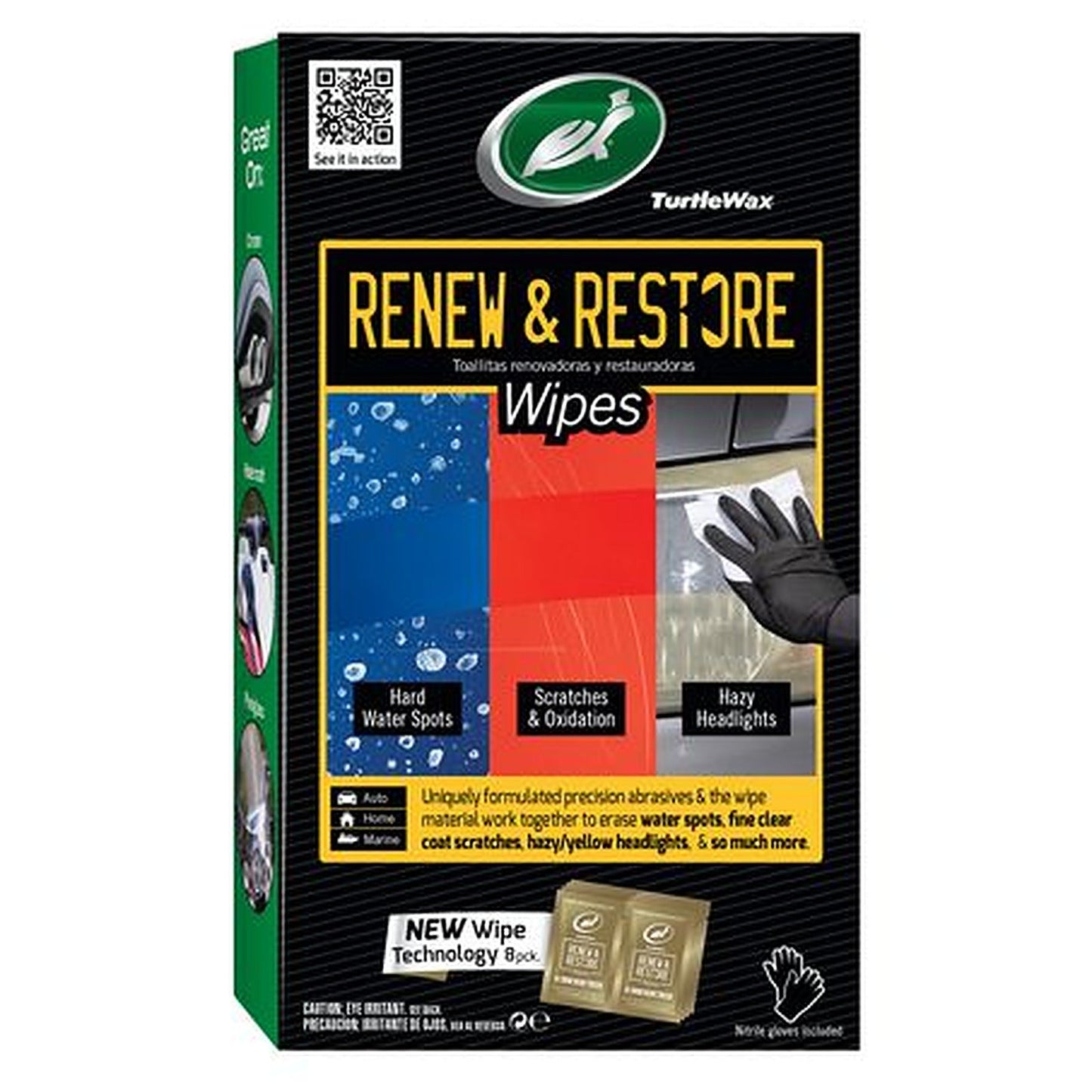 Turtle Wax Renew and Restore Wipes Kit 104031