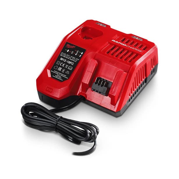 MILWAUKEE 12V/18V 4.5/6.0Ah Multi Voltage Rapid Charger M1218FC