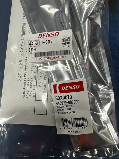 DENSO AC Desiccant Filter Drier Bag Kit 230mm RDX0070