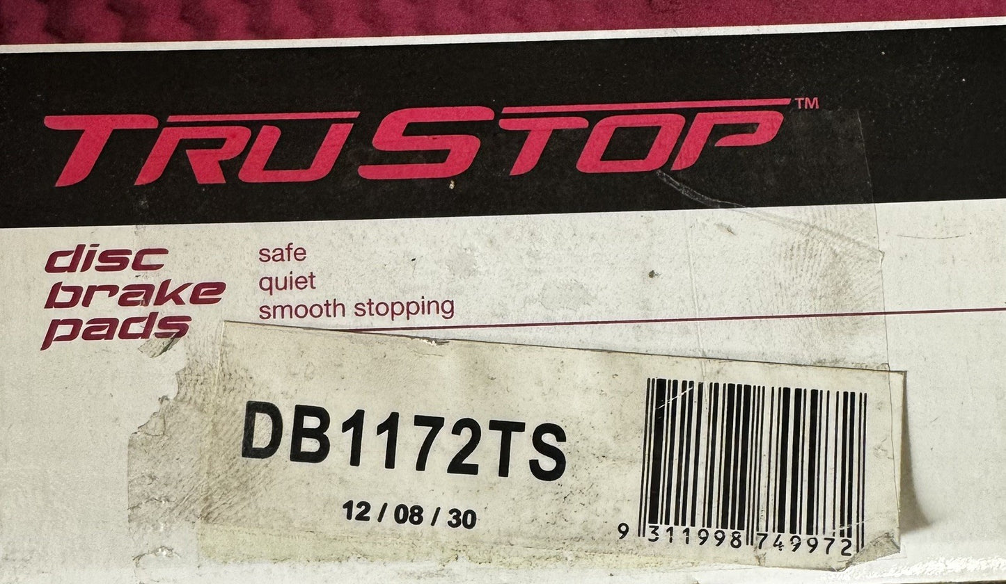 Tru Stop Brake Pads Set DB1172TS. Honda Accord 1989-1998. Honda Ascot, Isuzu Ask