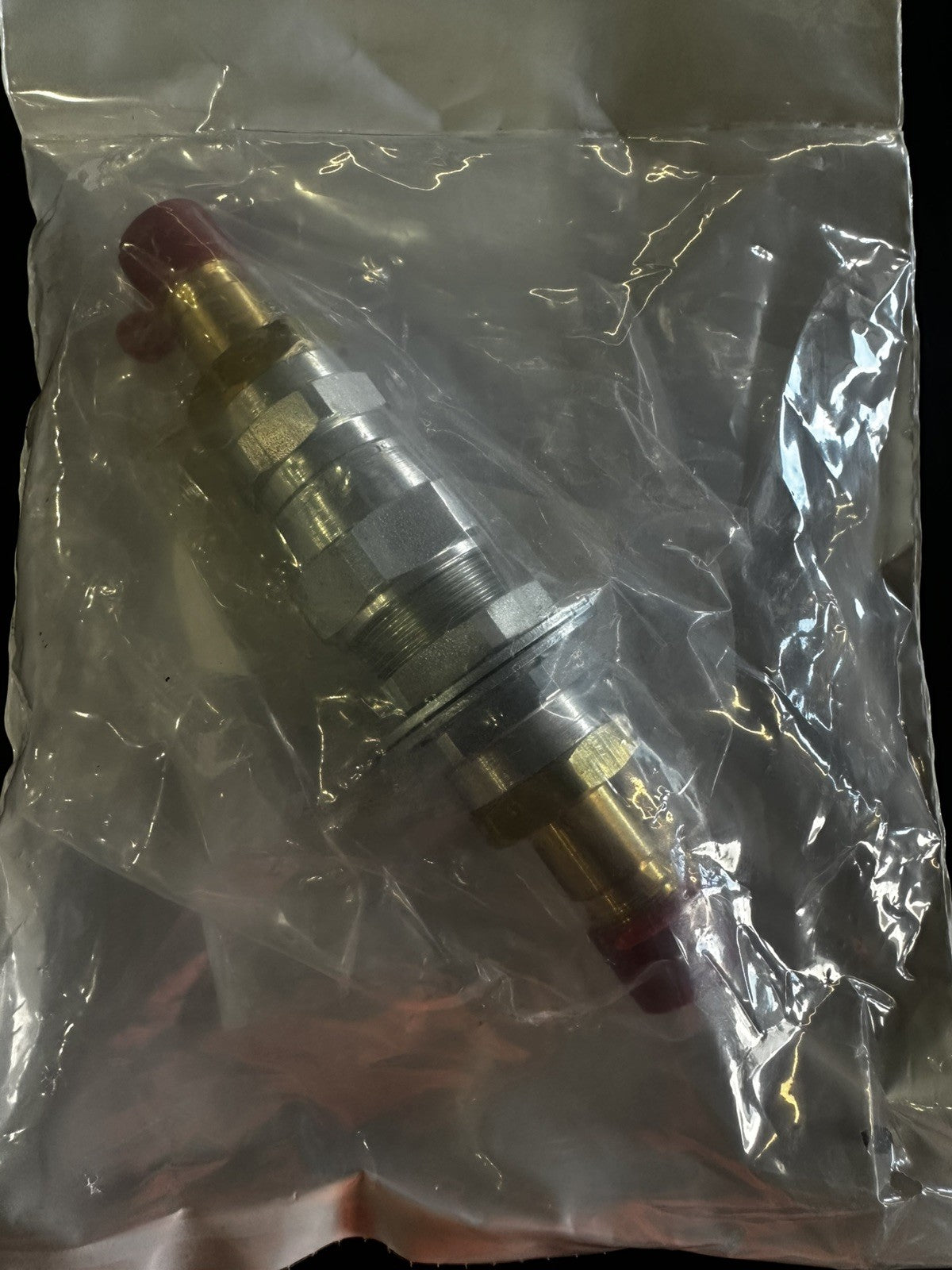REDDOT Steel AC Fitting #6 MOR Quick Release Straight RD208712P