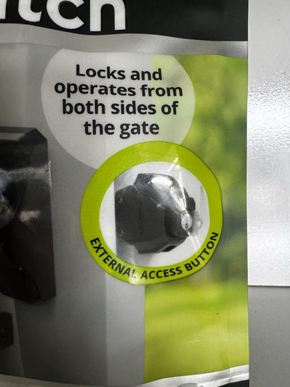 D&D Technologies Lokklatch Deluxe S3 Self-Locking Gate Latch