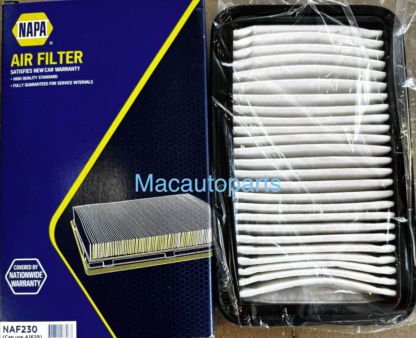 NAPA Air Filter NAF230 Equivalent To Ryco A1629 / Proselect PSA230 Suzuki Swift