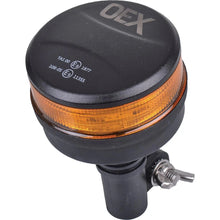 OEX Slimline Amber LED Beacon DIN Pole Mount Class 1 ACX2369