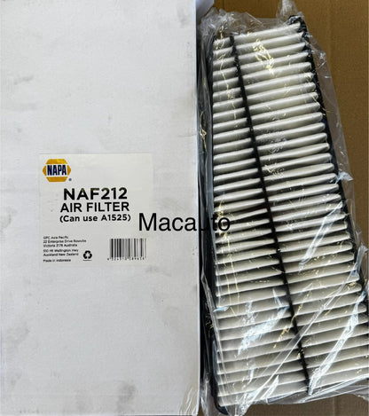 NAPA Air Filter NAF212 Equivalent To Ryco A1525 / Proselect PSA212