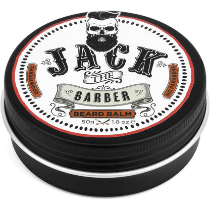 Jack The Barber Sandalwood Beard Balm 50g No Parabens