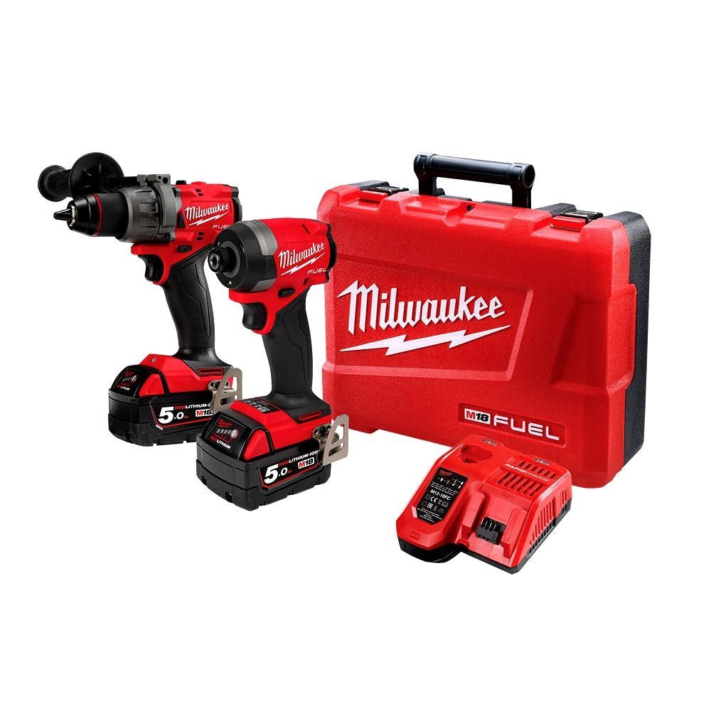 Milwaukee M18 FUEL 2 Piece Power Pack Combo Kit 2 x 3Ah M18FPP2AA3B502C