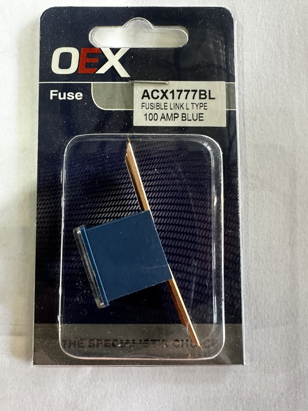 OEX 100A Blue Fuseable Link Fuse ACX1777BL