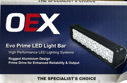OEX Evo Prime 2 LED Rectangle Bar Work Light Flood Beam LLX25102