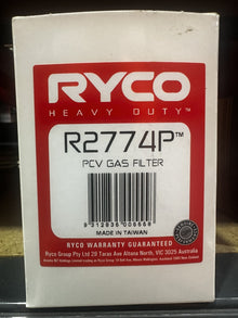 RYCO R2774P PCV Gas Filter Isuzu F Series / FVD / FSR Trucks