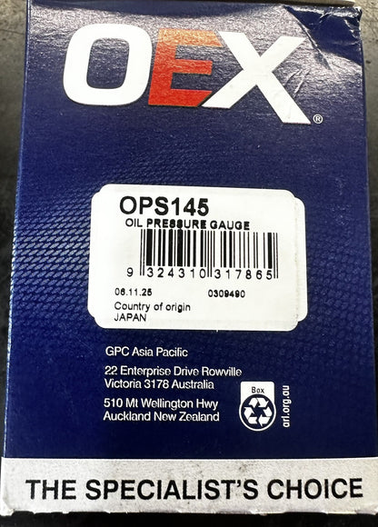 OEX Oil Pressure Gauge Sender Lexus / Toyota HiLux / LandCruiser / 4 Runner OPS145