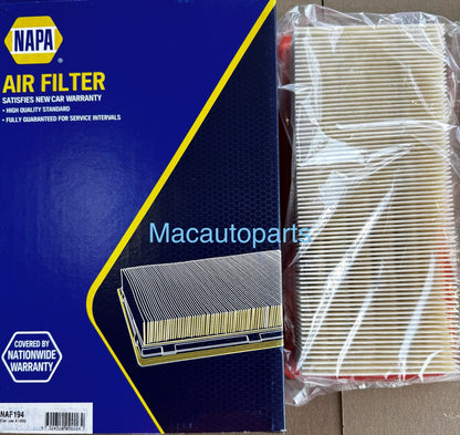 NAPA Air Filter NAF194 Equivalent To Ryco A1496 / Proselect PSA194