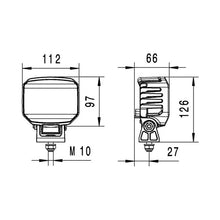 Hella RokLUME 190 TP Professional LED Work Lamp 1GA996488-511