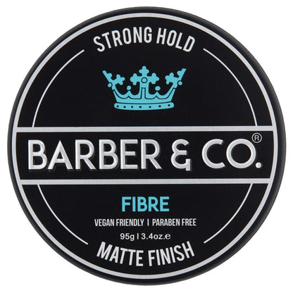 Barber & Co Fibre Hair Styler Strong Hold Matte Finish 95g