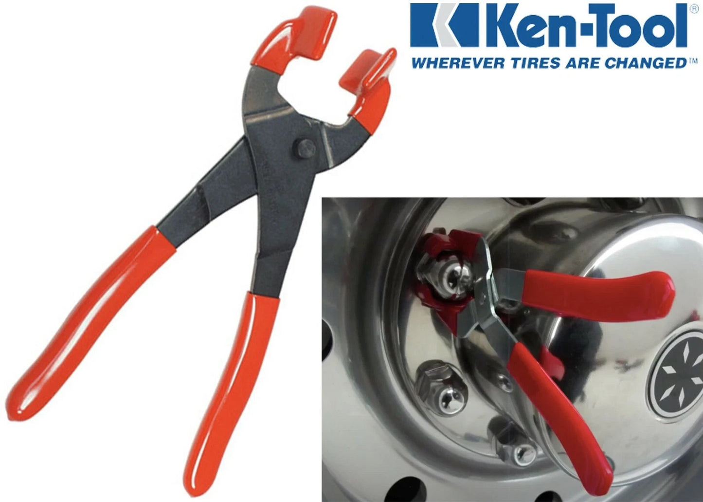 Tech Tire Repair Pro Chrome Lug Nut Cover Removal Tool KEN30606