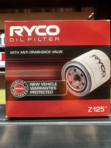 RYCO Z125 Spin-On Oil Filter Suzuki / Daihatsu / Holden Small Engines