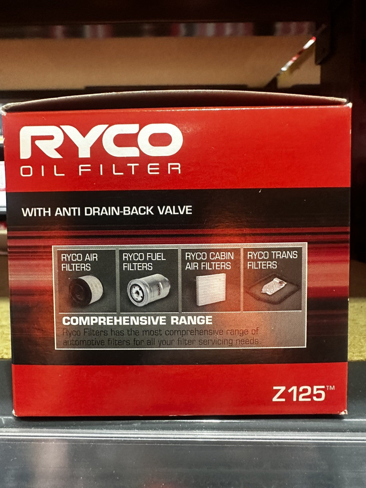 RYCO Z125 Spin-On Oil Filter Suzuki / Daihatsu / Holden Small Engines