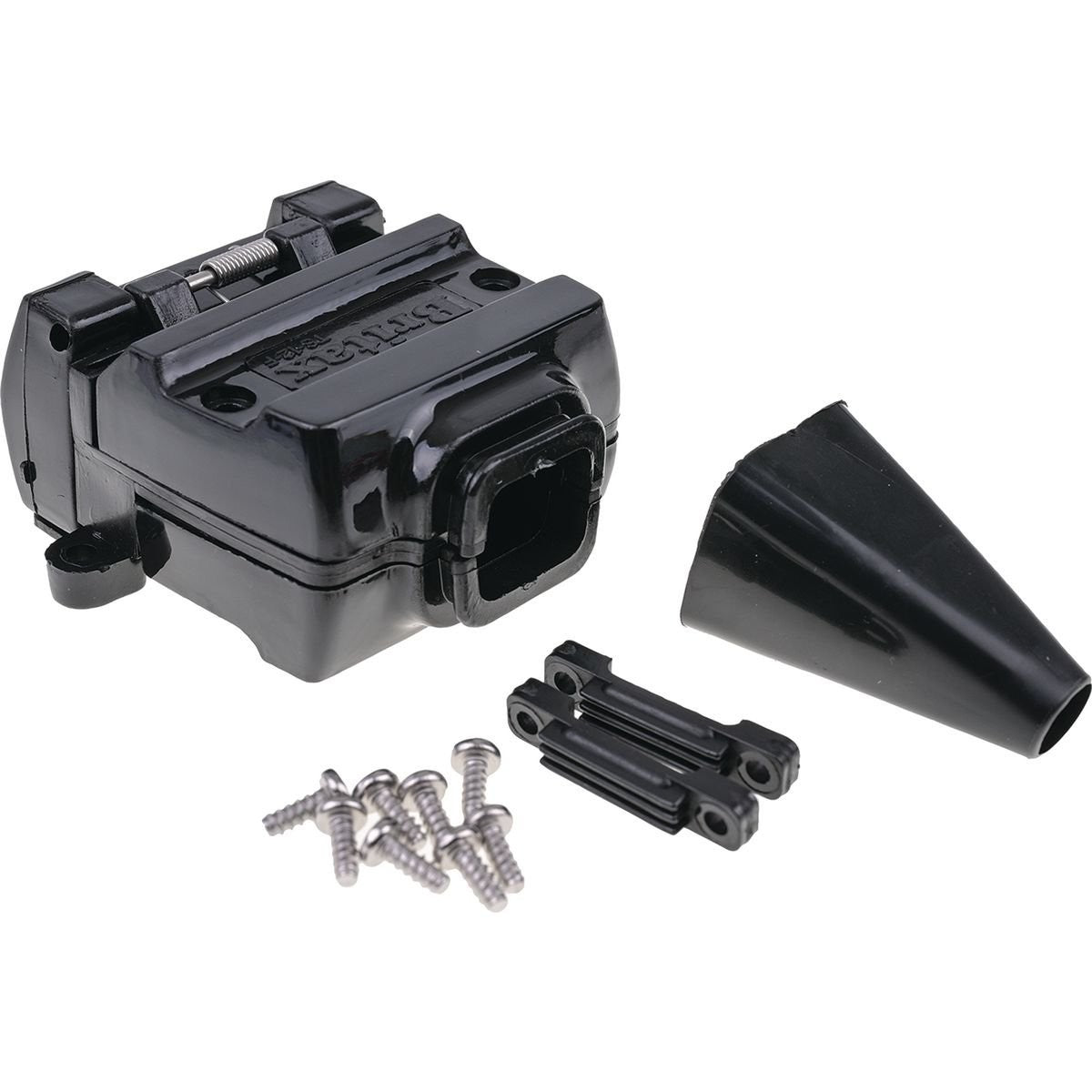 OEX 12 Pin Flat Trailer Socket Plastic ACX2811