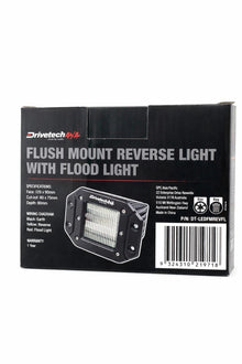 Drivetech 4x4 Flush Mount LED Reverse Light 12/24V DT-LEDFMREVFL