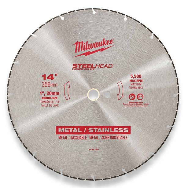 MILWAUKEE 350mm (14") Steelhead Diamond Cut-Off Blade 49937840