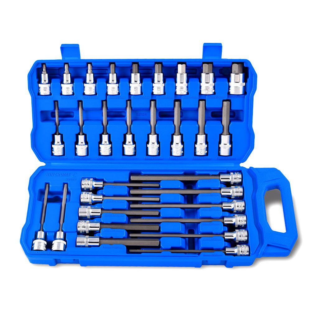 Kincrome K2124 30pce 1/2" Drive Hex Socket Set