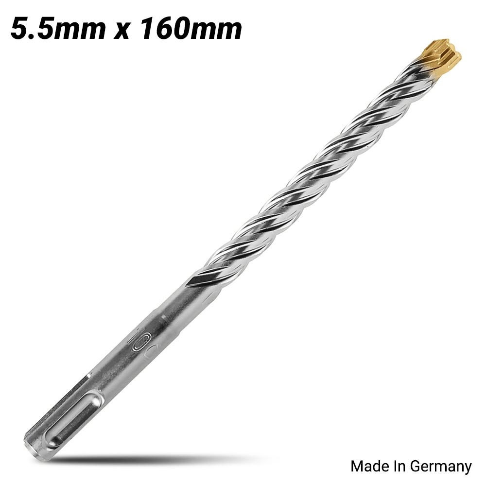Xtorque X551604 Platinum SDS PLUS 5.5mm x 160mm Platinum 4 Cutter Drill Bit - MADE IN GERMANY